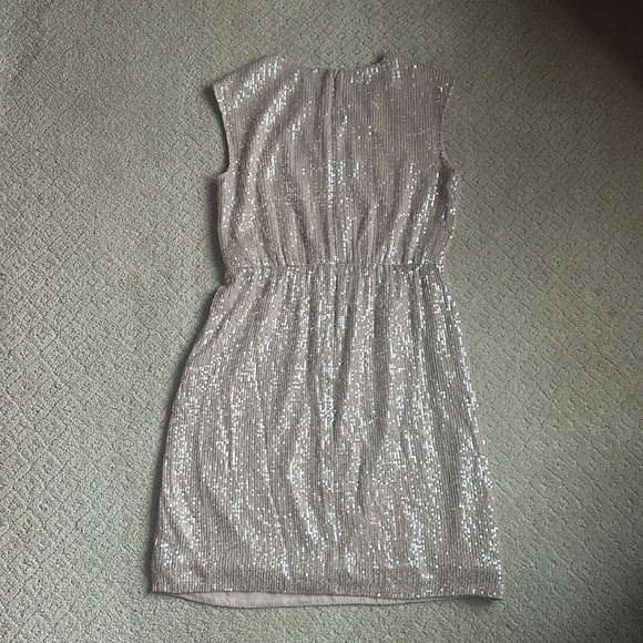 J. Crew Pink Sequin Cocktail Dress Size 6 - Picture 6 of 9